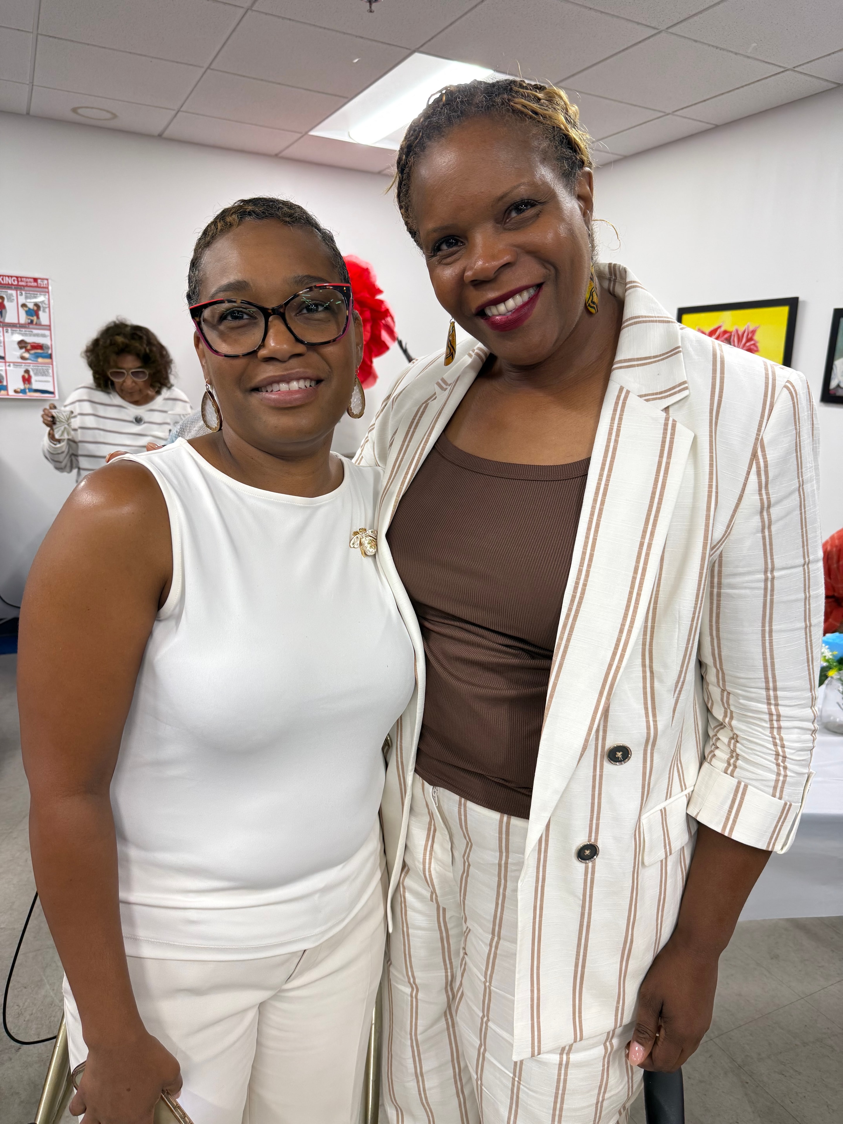 NAACP NYCHA Branch members at an indoor community event